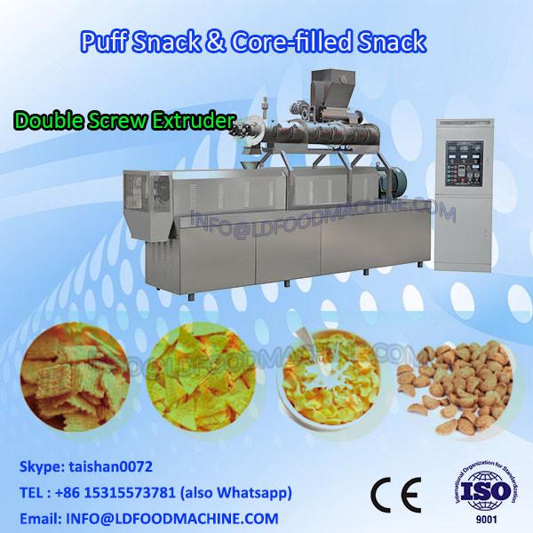 Double screw extruder puff snacks food process plant #1 image