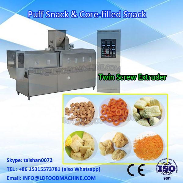 fully automatic stainless steel Corn Flake/Breakfast Cereal/Puffed Corn Flour Snack make machinery #1 image