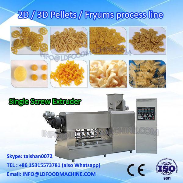2015 HOT SALE 2d 3d fried pellet food processing equipment /production line #1 image
