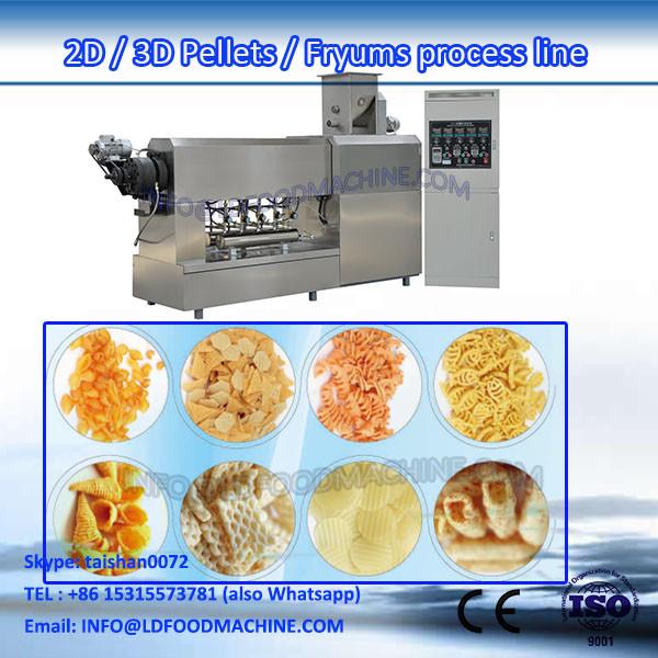 3D 2D snack pellet make machinerys extruder machinery process line #1 image