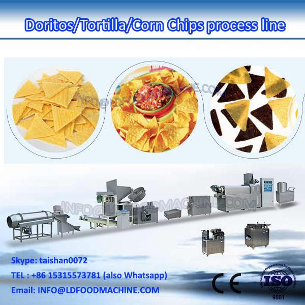 Auto fry snack pellets doritos corn chips extruding machinery #1 image